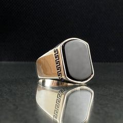 Black Onyx 925 Sterling Silver Handmade Ring