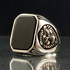 Lion Handmade 925 Silver Men Ring