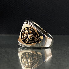 Lion Handmade 925 Silver Men Ring