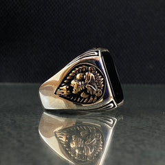 Lion Handmade 925 Silver Men Ring