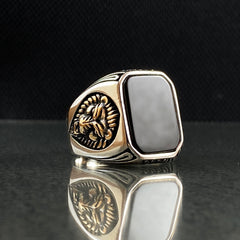 Lion Handmade 925 Silver Men Ring