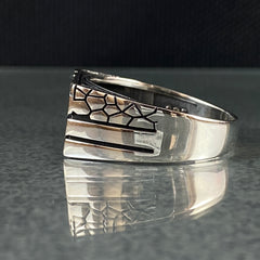 Minimalist Classic Original 925 Silver Men Handmade Ring