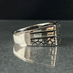 Minimalist Classic Original 925 Silver Men Handmade Ring