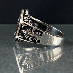 925 Sterling Silver Handmade Men Ring