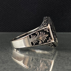 925 Sterling Silver Handmade Men Ring