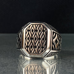 Classic 925 Sterling Silver Handmade Men Ring