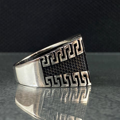 Classic 925 Sterling Silver Handmade Men Ring