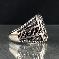 Clasiic 925 Sterling Silver Handmade Men Ring