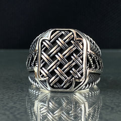 Clasiic 925 Sterling Silver Handmade Men Ring