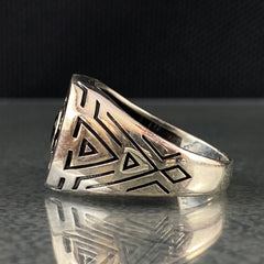 925 Sterling Silver Handmade Men Ring