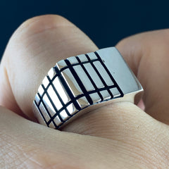 Men Handmade 925 Sterling Silver Classic Ring