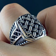 Clasiic 925 Sterling Silver Handmade Men Ring