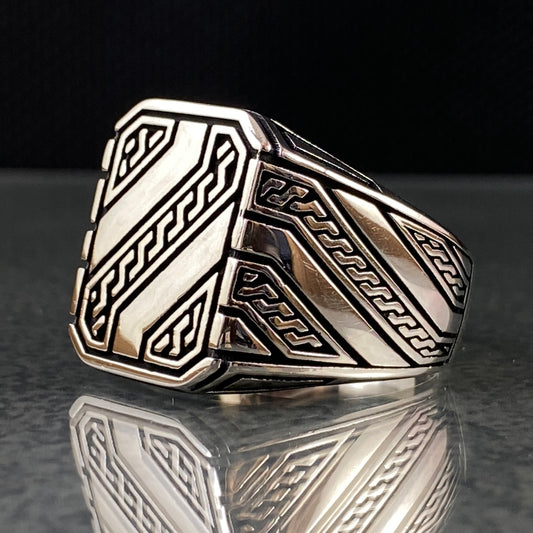 Classic Daily 925 Sterling Silver Handmade Men Ring