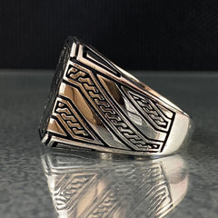 Classic Daily 925 Sterling Silver Handmade Men Ring