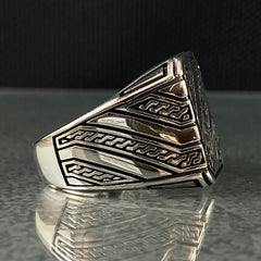 Classic Daily 925 Sterling Silver Handmade Men Ring