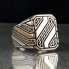 Classic Daily 925 Sterling Silver Handmade Men Ring