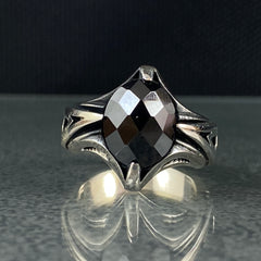 Classic Onyx Stone 925 Sterling Silver Handmade Men Ring