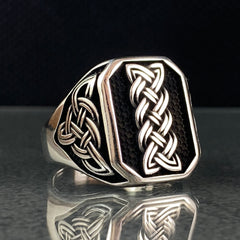 925 Sterling Silver Classic Men Ring