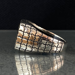 925 Sterling Silver Handmade Men Ring