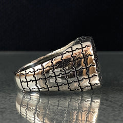 925 Sterling Silver Handmade Men Ring