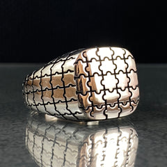 925 Sterling Silver Handmade Men Ring