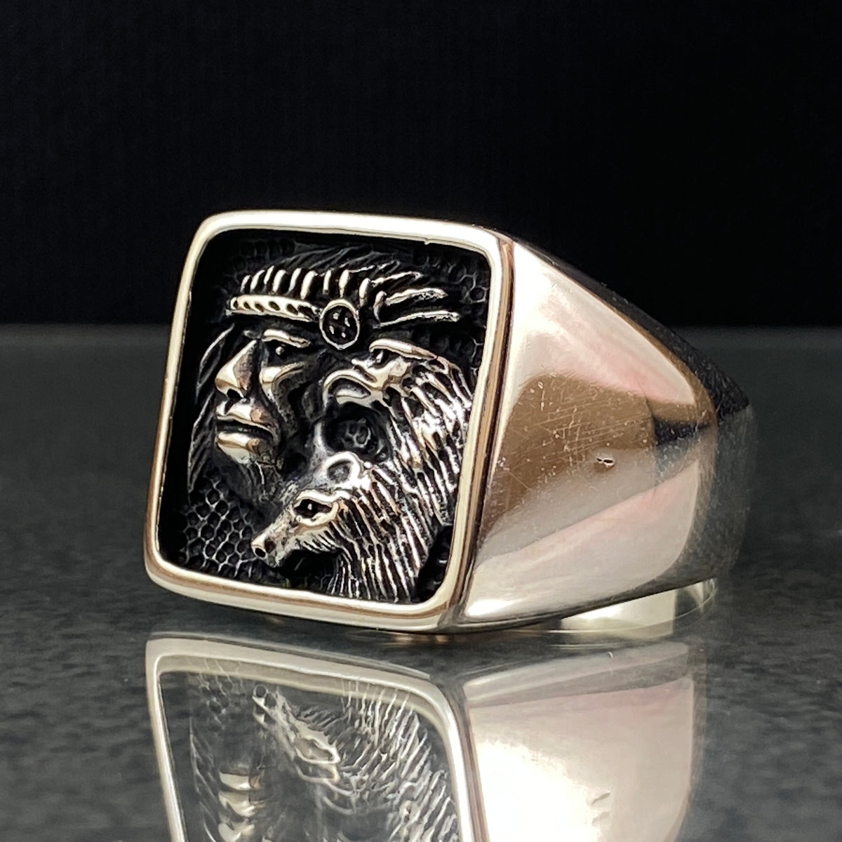 Native American Vintage 925 Sterling Silver Handmade Ring