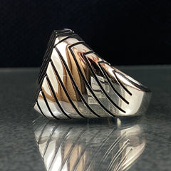 925 Sterling Silver Handmade Men Ring