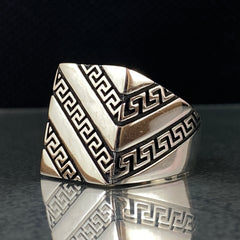 Men Handmade 925 Sterling Silver Ring