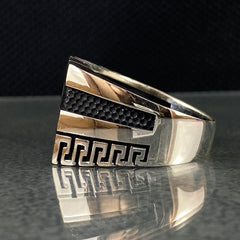 925 Sterling Silver Handmade Men Ring