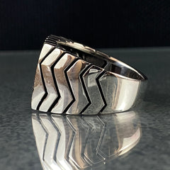 925 Sterling Silver Handmade Men Ring