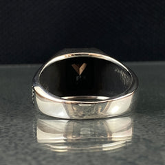 Black Onyx Gemstone 925 Sterling Silver Handmade Men Ring