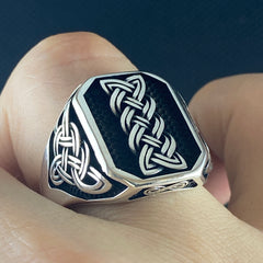 925 Sterling Silver Classic Men Ring