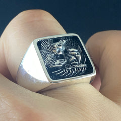 Native American Vintage 925 Sterling Silver Handmade Ring