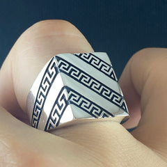 Men Handmade 925 Sterling Silver Ring