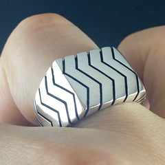 925 Sterling Silver Handmade Men Ring