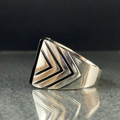 Onyx Stone 925 Sterling Silver Men Ring