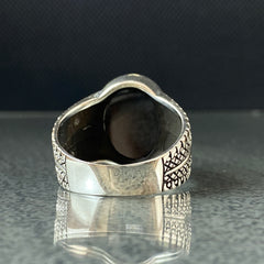 Onyx Gemstone 925 Silver Men Ring