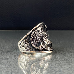 Eagle Winged 925 Sterling Silver Handmade Ring