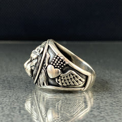 Lion Handmade 925 Sterling Silver Ring