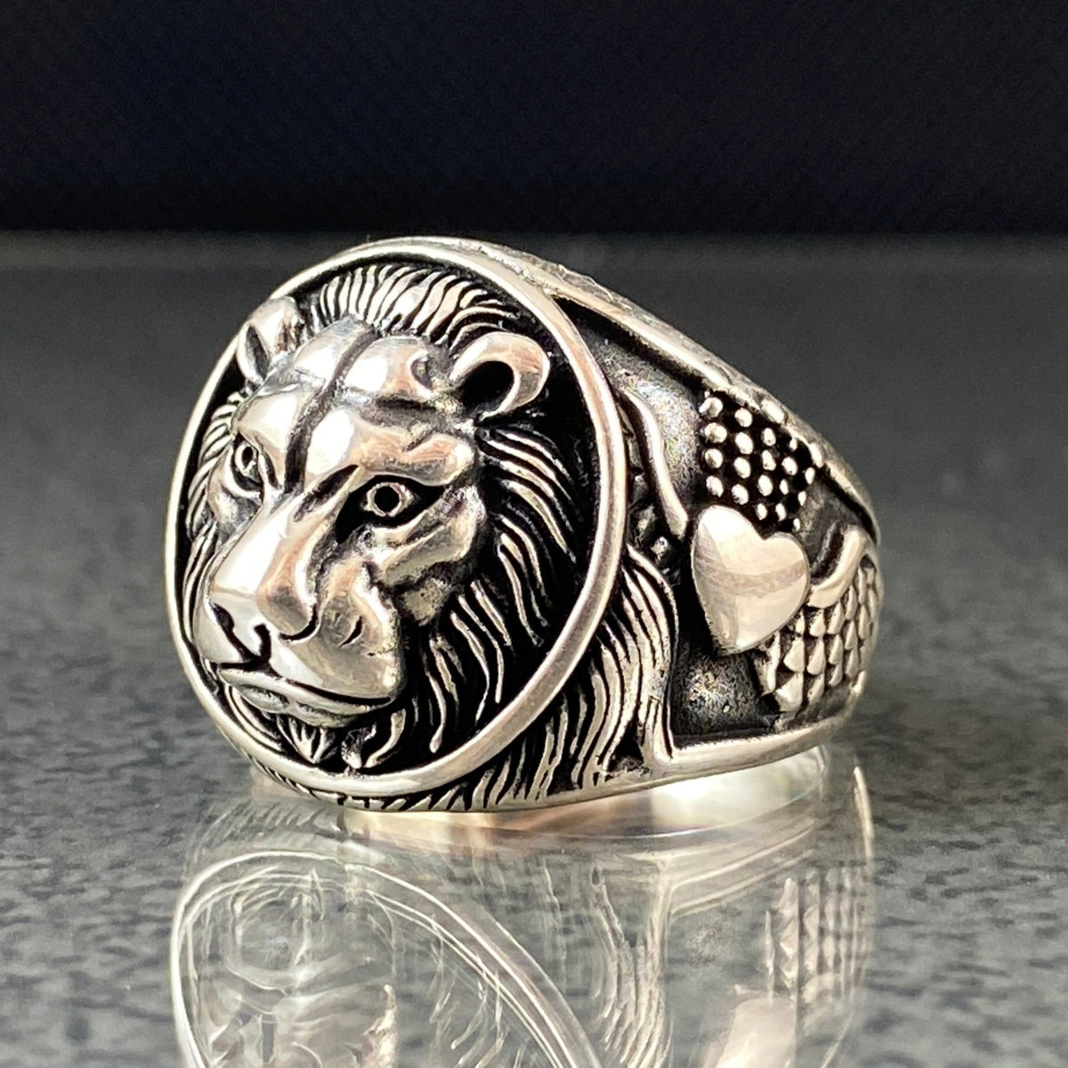 Lion Handmade 925 Sterling Silver Ring