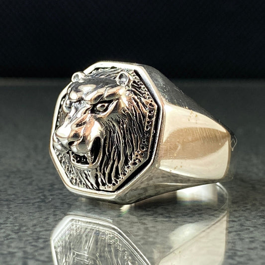 Leo Zodiac 925 Sterling Silver Ring