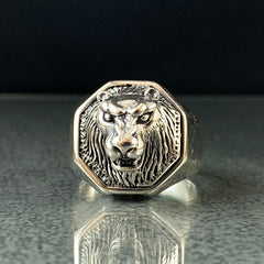 Leo Zodiac 925 Sterling Silver Ring