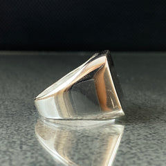 Classic 925 Solid Silver Ring For Young Men