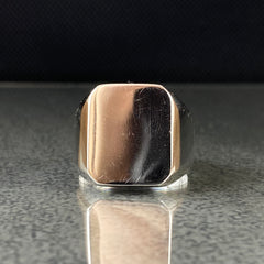 Classic 925 Solid Silver Ring For Young Men