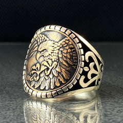 Eagle Winged Animal 925 Sterling Silver Handmade Ring