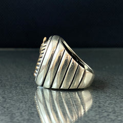 Horse 925 Sterling Silver Men Ring