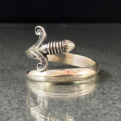 925 Sterling Silver Sword Handmade Ring