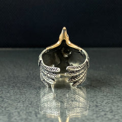 3D Eagle Animal 925 Sterling Silver Men Ring