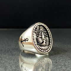 Ship 925 Sterling Silver Ring