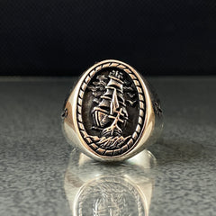 Ship 925 Sterling Silver Ring